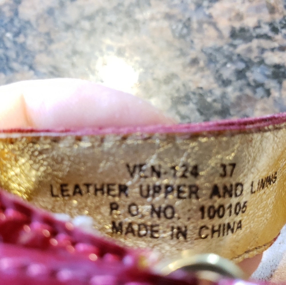 Shiney Red Alegria Sandals - Picture 5 of 8